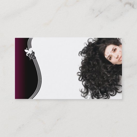 Visitekaartje Salon (Achterkant)