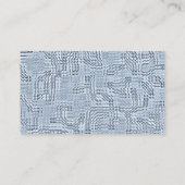 Visitekaartje Sapphire Leaf (Achterkant)