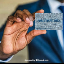 Visitekaartje Sapphire Leaf