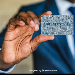 Visitekaartje Sapphire Leaf