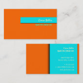 Visitekaartje, sassy {aanpasbare achtergrond} visitekaartje (Voorkant / Achterkant)