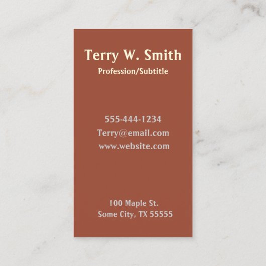 Visitekaartje Schaakstukken (Achterkant)