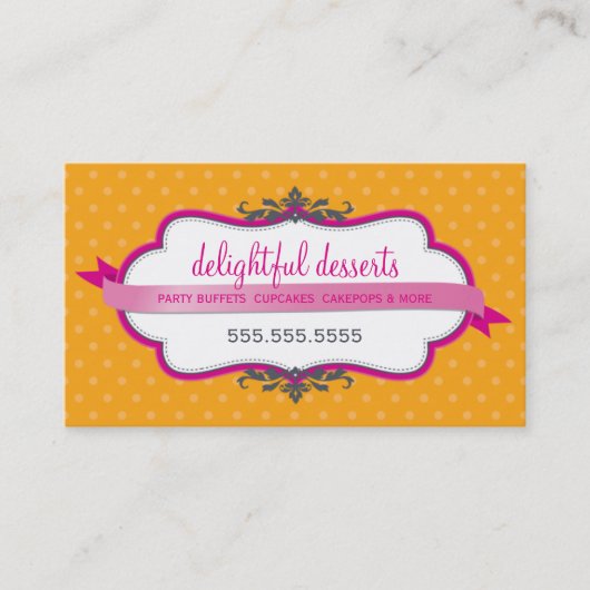 VISITEKAARTJE schattig stijlvol fuschia roze sinaa (Voorkant)