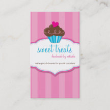 VISITEKAARTJE schattige staart roze