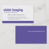 Visitekaartje Scheppen bij basislijnscherm (Voorkant / Achterkant)