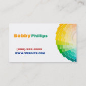 Visitekaartje schilder (Achterkant)