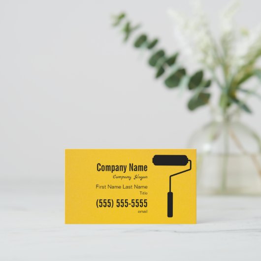 Visitekaartje schilder (Staand voorkant)