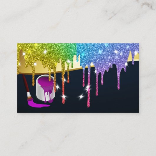 Visitekaartje schilder (Voorkant)