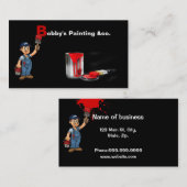 Visitekaartje schilder (Voorkant / Achterkant)