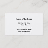 Visitekaartje schilder (Achterkant)