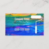 Visitekaartje schilder (Voorkant)