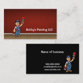 Visitekaartje schilder (Voorkant / Achterkant)