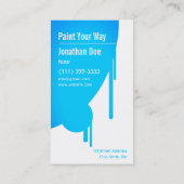 Visitekaartje schilder (Achterkant)