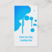 Visitekaartje schilder (Voorkant)