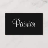 Visitekaartje schilder -  (Achterkant)