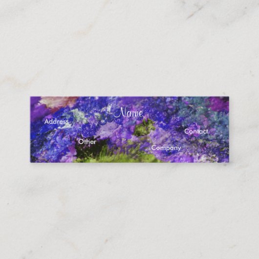 Visitekaartje schilder -  (Voorkant)