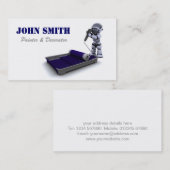 Visitekaartje schilder en decorator (Voorkant / Achterkant)