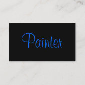 Visitekaartje schilder I -  (Achterkant)