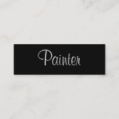 Visitekaartje schilder I -  (Achterkant)