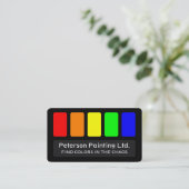 Visitekaartje schilderen met Slogen (Staand voorkant)