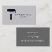 Visitekaartje schilderen, Visitekaartje schilderen (Voorkant / Achterkant)