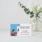 Visitekaartje schilderingsdiensten (Staand voorkant)