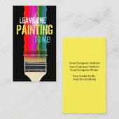 Visitekaartje Schildertaak (Voorkant / Achterkant)