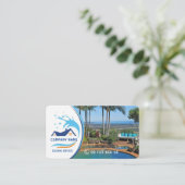 Visitekaartje schoonmaakservice (Staand voorkant)