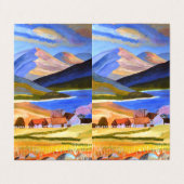 Visitekaartje Schotse Hooglanden gevouwen (Buitenkant ongevouwen)