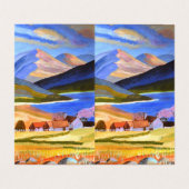 Visitekaartje Schotse Hooglanden gevouwen (Binnenkant ongevouwen)