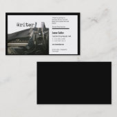 visitekaartje schrijfmachine (typemachine) (Voorkant / Achterkant)