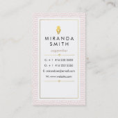 Visitekaartje schrijver auteur - Afbeelding geomet (Achterkant)