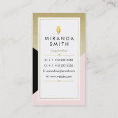 Visitekaartje schrijver auteur - Afbeelding geomet (Achterkant)