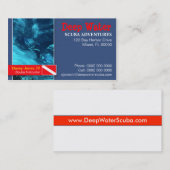 Visitekaartje Scuba Instructor (Voorkant / Achterkant)