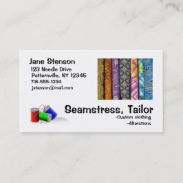 Visitekaartje: Seamstress, Tailor Visitekaartje