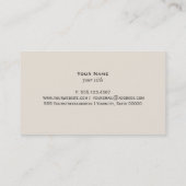 Visitekaartje Seashell (Achterkant)