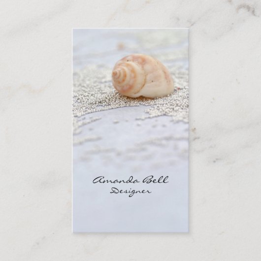 Visitekaartje Seashell (Voorkant)