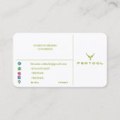 Visitekaartje SEEBOOS (Achterkant)