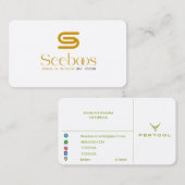 Visitekaartje SEEBOOS (Voorkant / Achterkant)