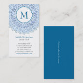 Visitekaartje siermonogram (Voorkant / Achterkant)