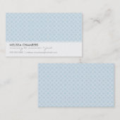 VISITEKAARTJE:: simplistisch-patroon 1L Visitekaartje (Voorkant / Achterkant)