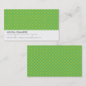 VISITEKAARTJE:: simplistisch-patroon 2L Visitekaartje (Voorkant / Achterkant)