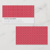 VISITEKAARTJE:: simplistisch-patroon 4L Visitekaartje (Voorkant / Achterkant)