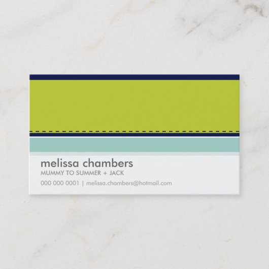 VISITEKAARTJE:: simplistisch-subliem 5L Visitekaartje (Voorkant)