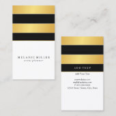 visitekaartje - Simplistische oliestrepen (Voorkant / Achterkant)