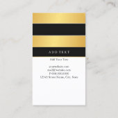 visitekaartje - Simplistische oliestrepen (Achterkant)