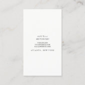 visitekaartje - Simplistische schaar voor haarstij (Achterkant)