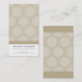 VISITEKAARTJE:: simplistische-vlekken 1P Visitekaartje (Voorkant / Achterkant)