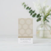 VISITEKAARTJE:: simplistische-vlekken 1P Visitekaartje (Staand voorkant)