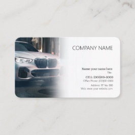 visitekaartje sjabloon auto